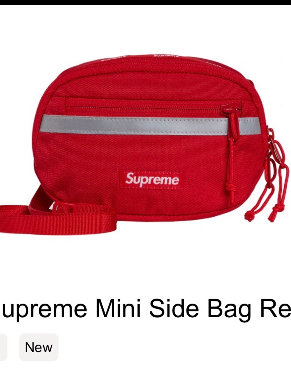 Supreme Mini Red Side Bag